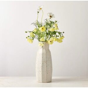 CB2 Lawson-Fenning 16" Ceramic Vase Speckled Neutral Modern‎ Designer